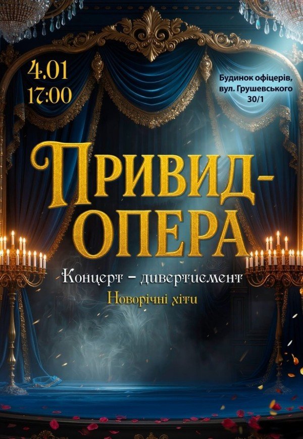 Концерт-дивертисмент "Призрак-опера" (Новогодние хиты)