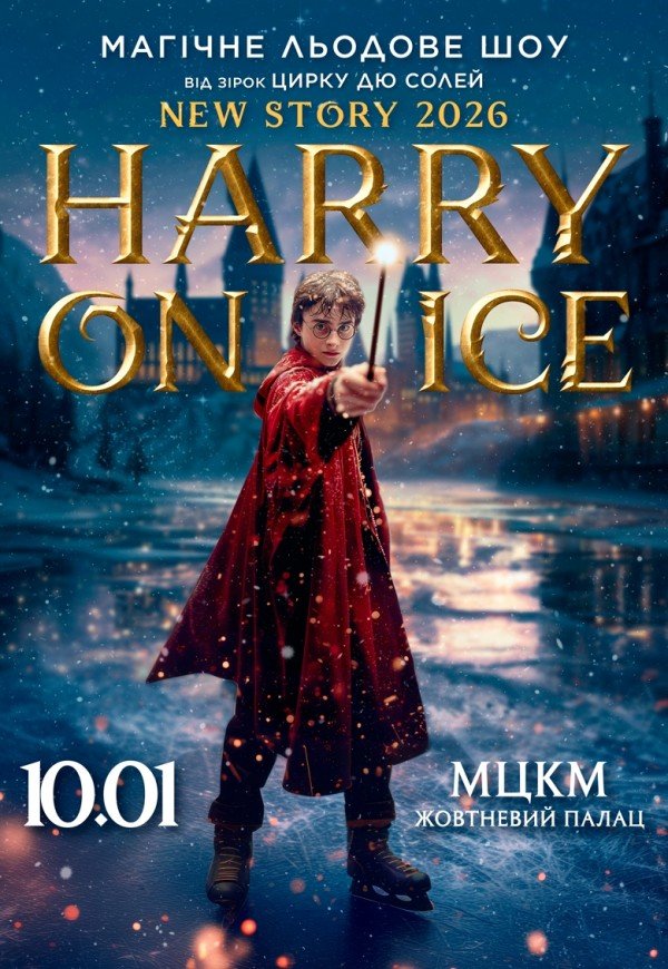 Магічне льодове шоу "Harry On Ice 2026" вiд зірок Цирку дю Солей 