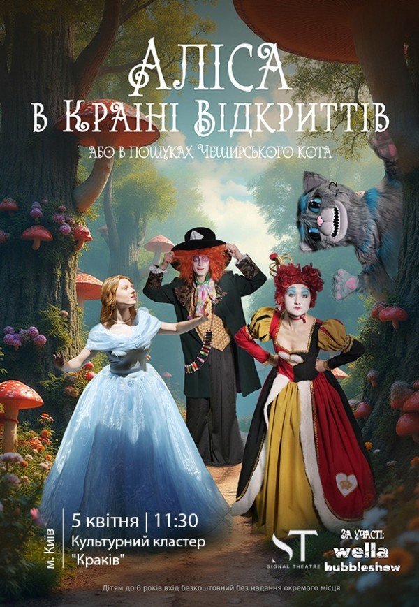 Вистава "Аліса в країні відкриттів"