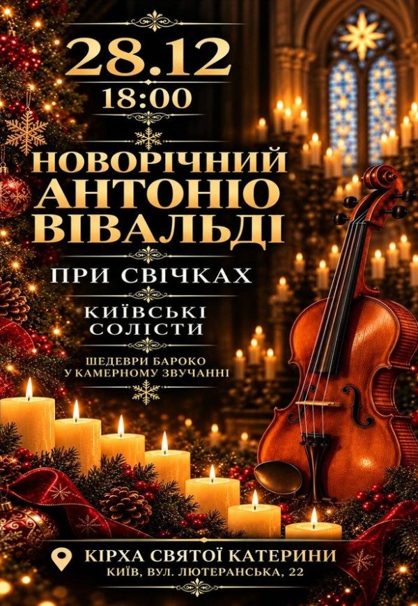 Пори року. Вівальді та П'яццола  при свічках