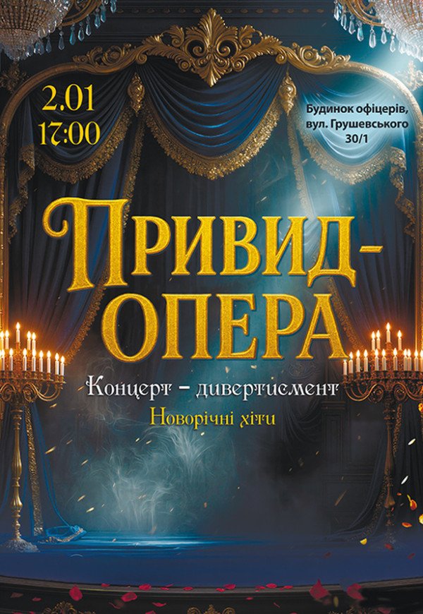 Концерт-дивертисмент "Призрак-опера" (Новогодние хиты)