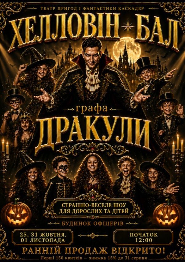 Хелловін-бал графа Дракули. Київ