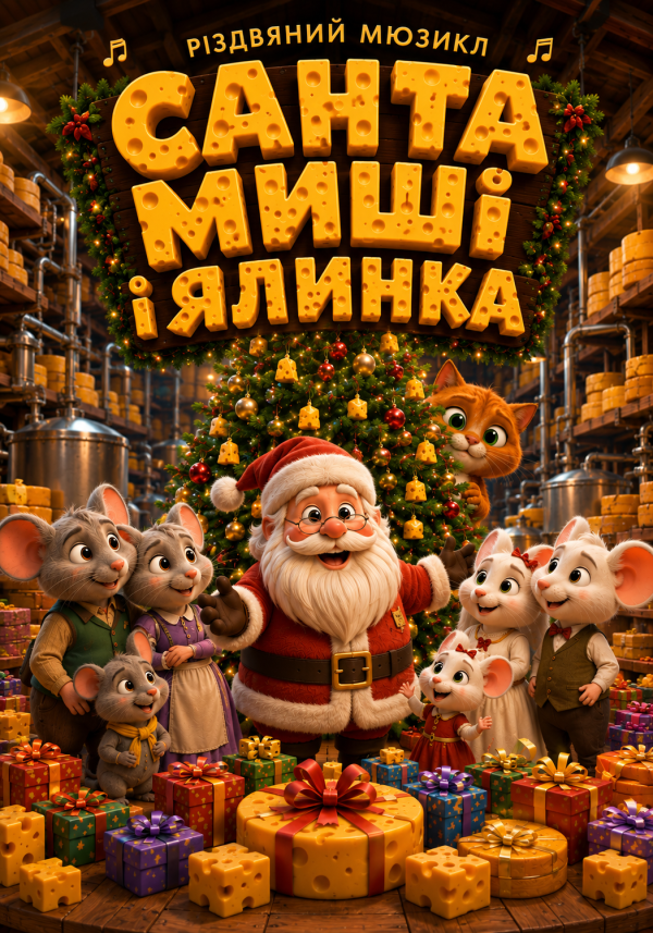 Санта мыши и елка. Киев